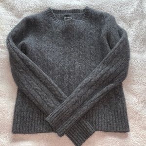 George 100% Cashmere Charcoal Sweater